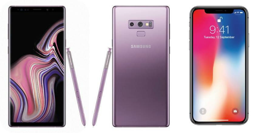 So sánh Samsung Galaxy Note 9 và Apple iPhone X: Chờ đối thủ xứng tầm hơn