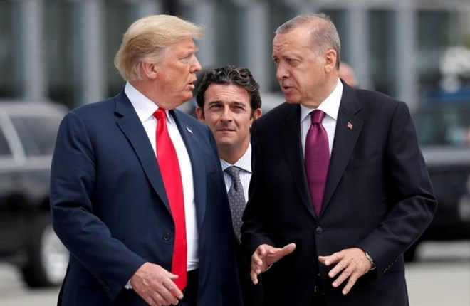 Quan hệ Mỹ-Thổ Nhĩ Kỳ đang rất căng thẳng. (Nguồn: Daily Sabah).