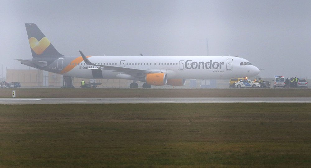 Một máy bay của Hãng hàng không Condor.