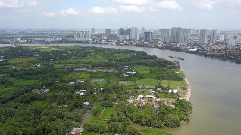 Khu đô thị Bình Quới-Thanh Đa ở phường 28, quận Bình Thạnh được chuyển đổi 167,85ha đất lúa. 