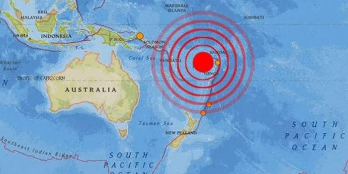 Các quốc gia Nam Thái Bình Dương thường xuyên bị động đất.
