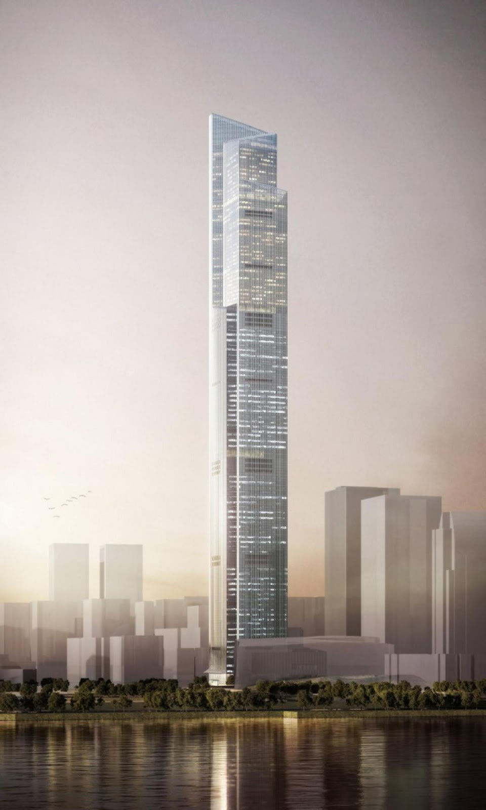Hiện Trung tâm Tài Chính Quốc tế Quảng Châu đang xếp vị trí thứ 8 trong danh sách các tòa nhà cao nhất thế giới.  