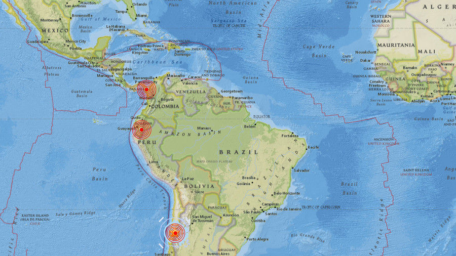Hàng loạt quốc gia châu Mỹ bị động đất tấn công.