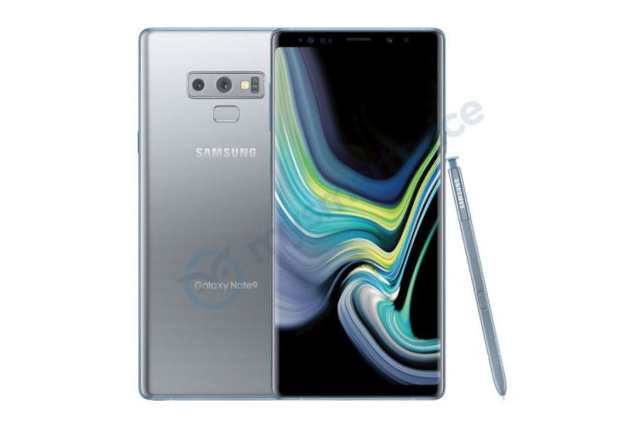 Galaxy Note 9 phiên bản màu bạc.