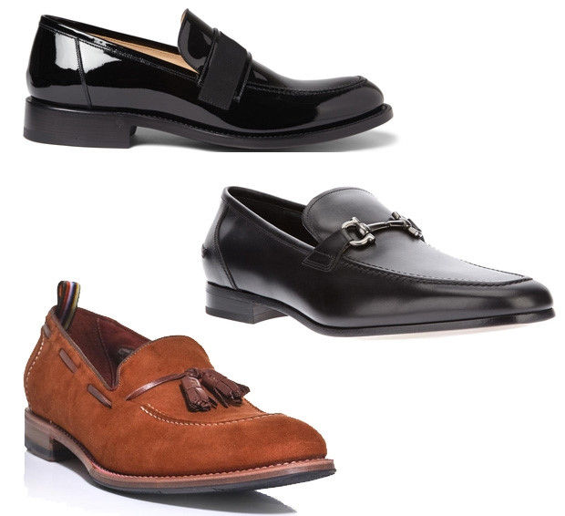 Những mẫu giày lười được đơn giản về họa tiết và chất liệu phối cùng.