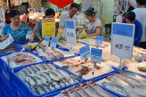 Doanh nghiệp thủy sản lo ngại không bán được sản phẩm vào hệ thống các siêu thị trong dịp Tết.