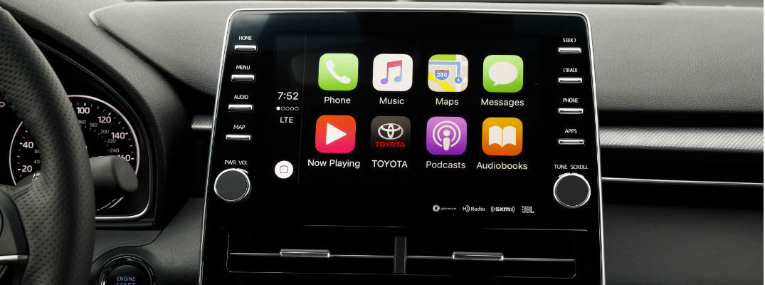 Apple CarPlay trên Toyota Avalon.