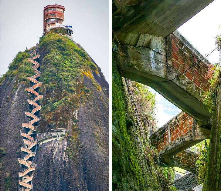 Tảng đá này được gọi là El Peñón de Guatapé ở Colombia