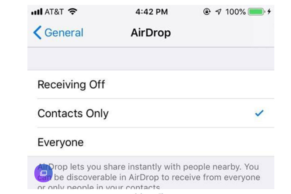 Cách đơn giản để ngăn chiếc iPhone nhận nội dung số ngoài ý muốn qua chức năng AirDrop.