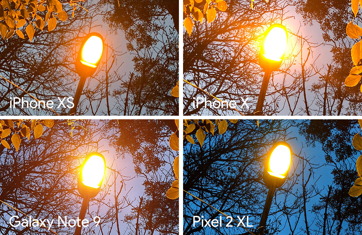 So sánh khả năng chụp ảnh của iPhone X, iPhone XS, Galaxy Note 9, Pixel 2 XL