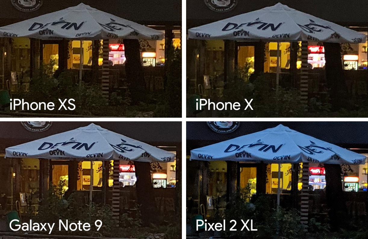 So sánh khả năng chụp ảnh của iPhone X, iPhone XS, Galaxy Note 9, Pixel 2 XL