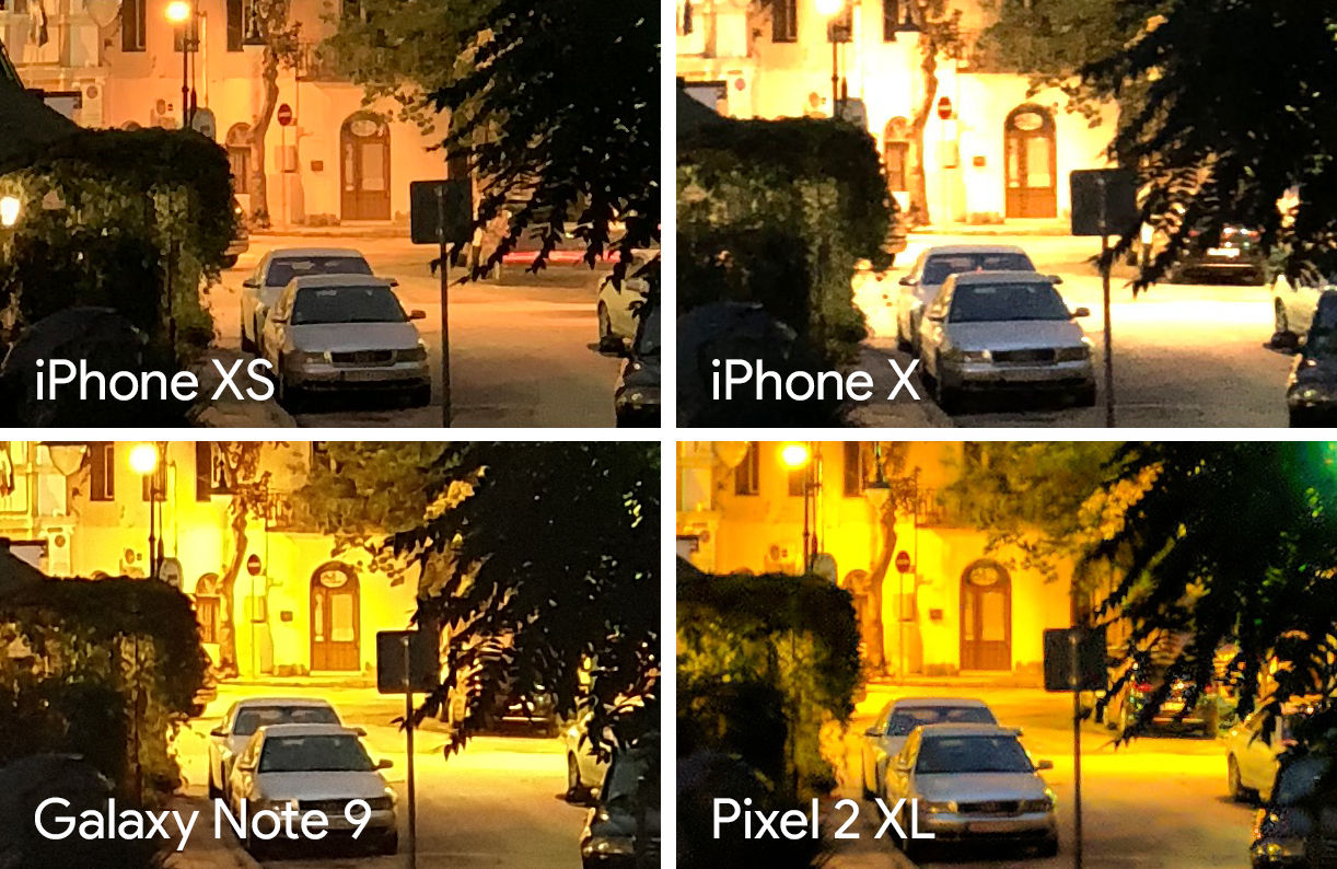 So sánh khả năng chụp ảnh của iPhone X, iPhone XS, Galaxy Note 9, Pixel 2 XL