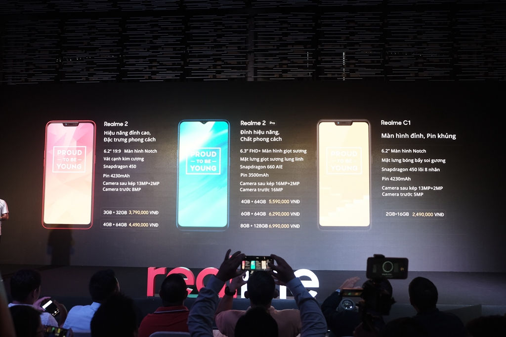 Ba smartphone đầu tiên của Realme tại Việt Nam đều có mức giá rất hấp dẫn.