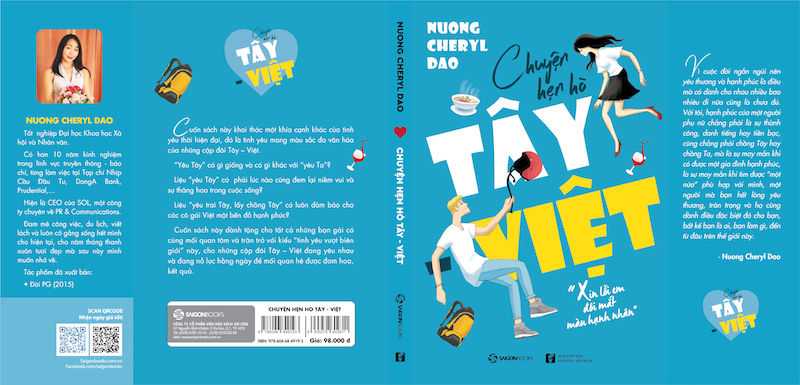 Bìa sách Chuyện hẹn hò Tây-Việt của tác giả Nuong Cheryl Dao.