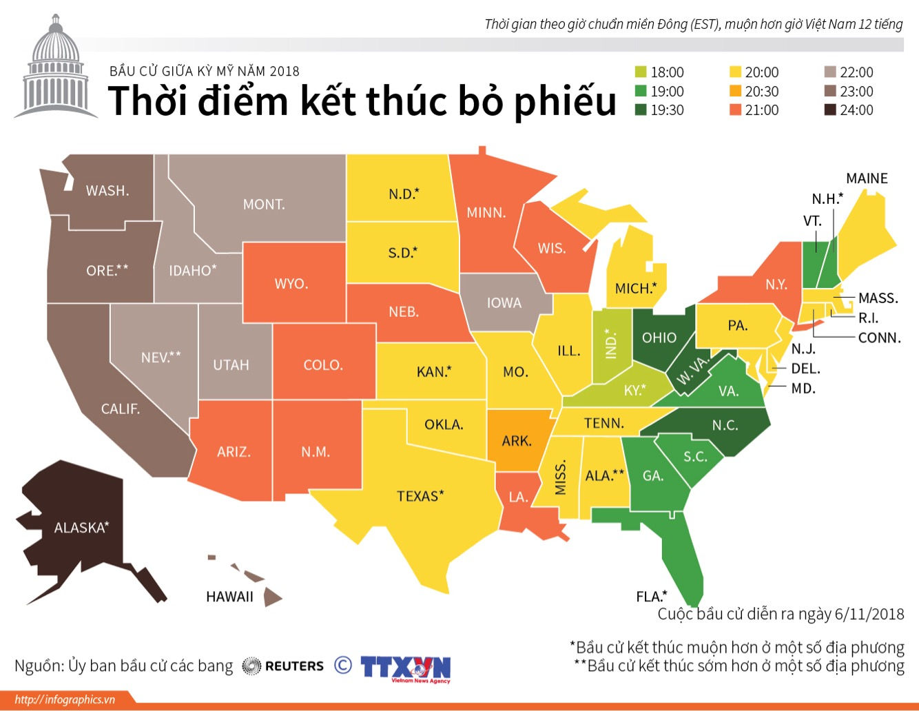 Bầu cử giữa kỳ ở Mỹ năm 2018 diễn ra thế nào?  