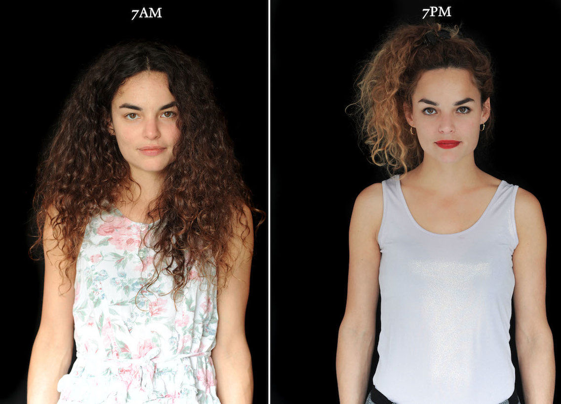 Khuôn mặt của bạn thay đổi như thế nào từ buổi sáng đến buổi tối?