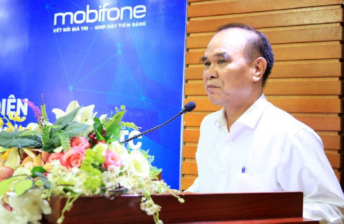 Ông Cao Duy Hải khi còn làm Tổng Giám đốc Tổng Công ty Viễn thông Mobifone.