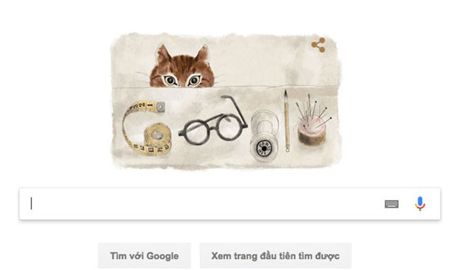   Google dành trọn vẹn một ngày để vinh danh hoạ sĩ Léonard Tsuguharu Foujita.   