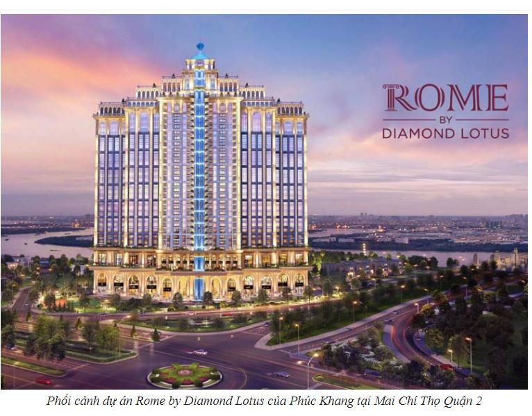 Căn hộ Rome Diamond Lotus quận 2 của Phúc Khang