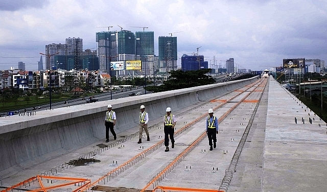 Dự án metro số 1 Bến Thành-Suối Tiên có nguy cơ chậm tiến độ.