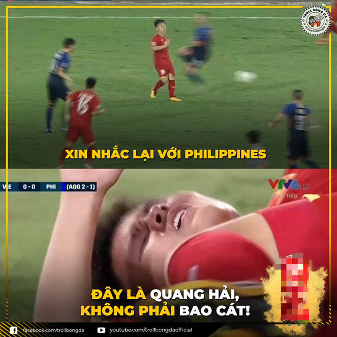 Bên cạnh đó, Quang Hải vẫn là cầu thủ được các cầu thủ Philippines 