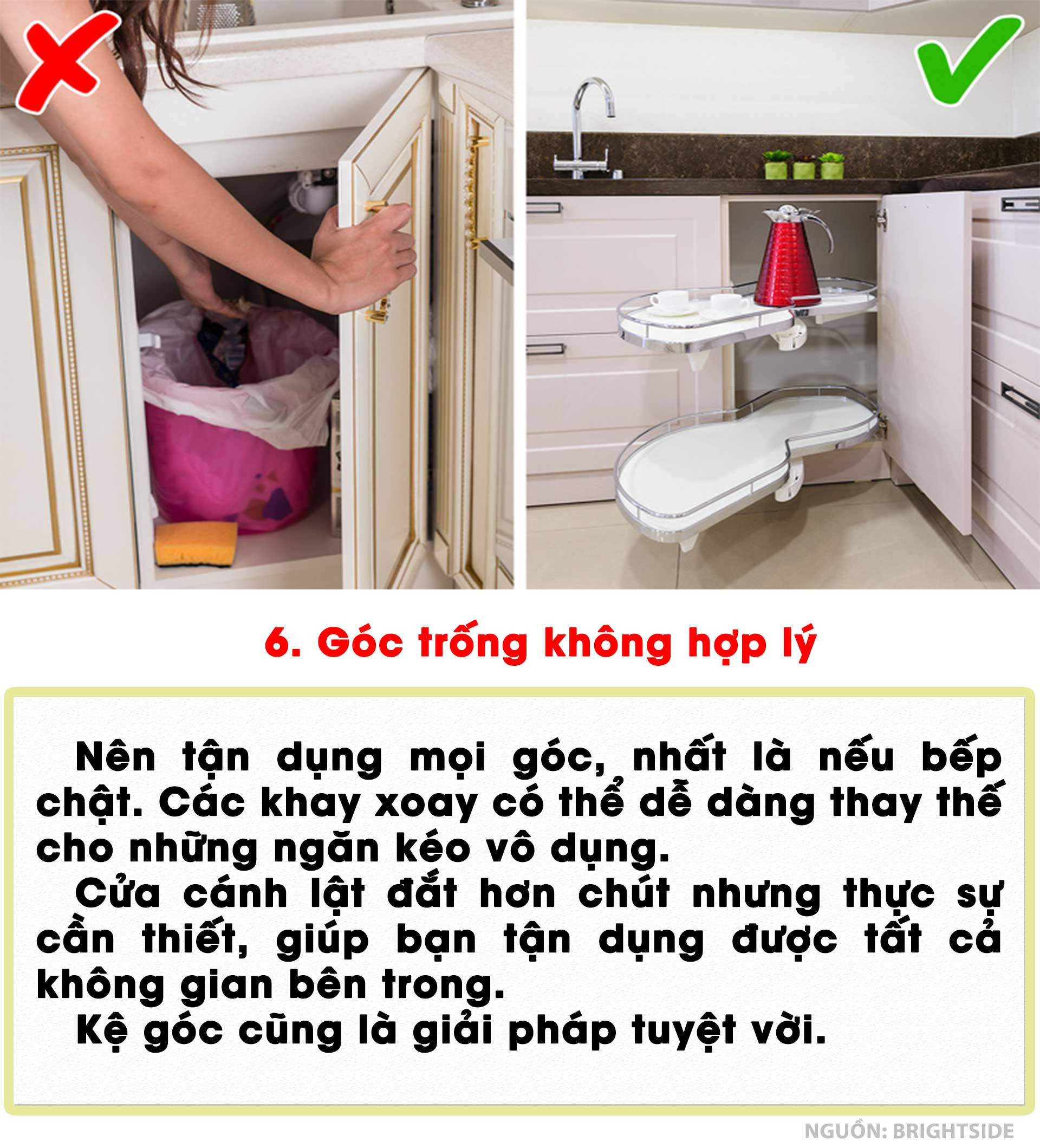 Thiết kế nhà bếp cần lưu ý tránh 9 sai lầm nghiêm trọng này