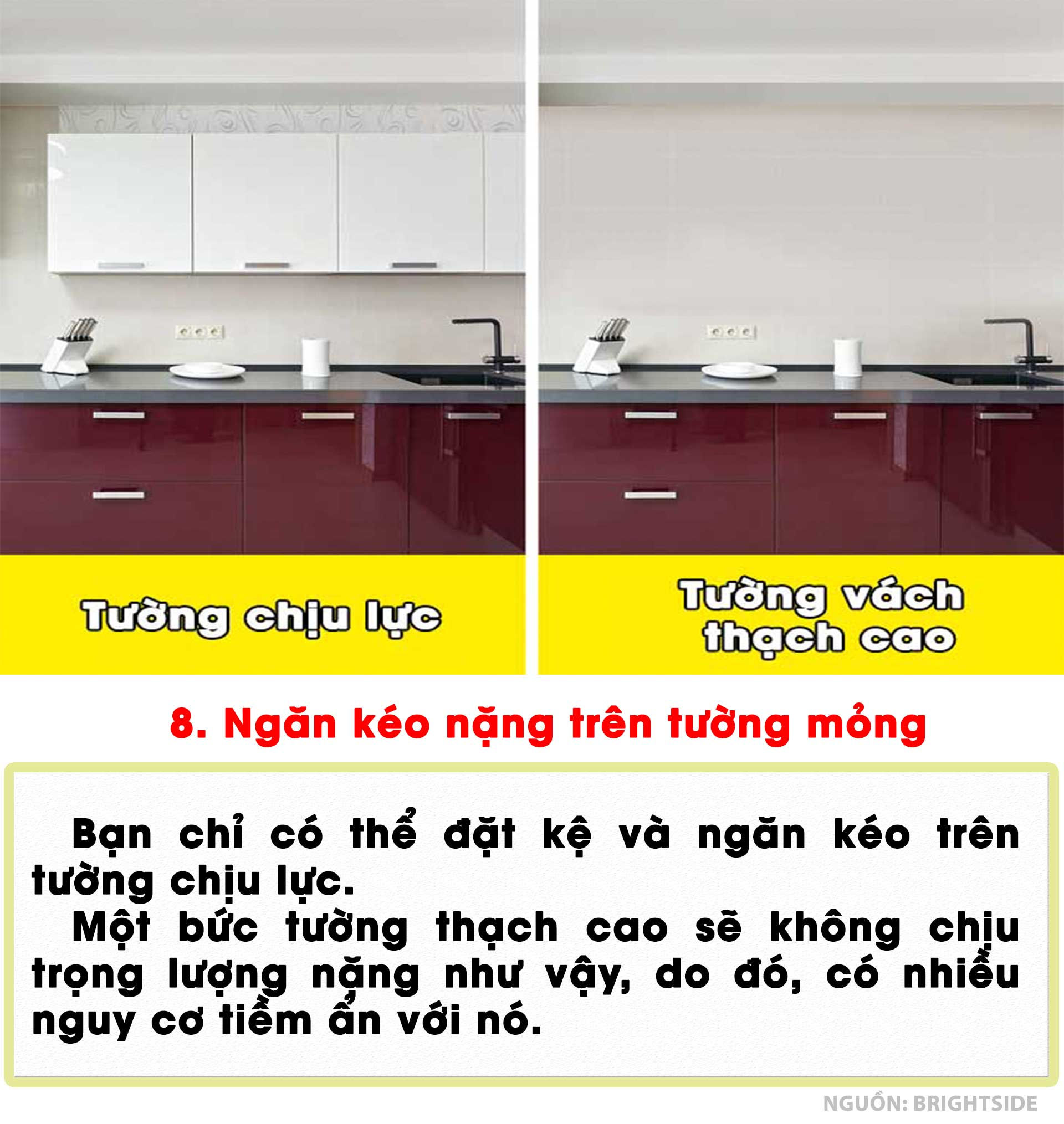 Thiết kế nhà bếp cần lưu ý tránh 9 sai lầm nghiêm trọng này