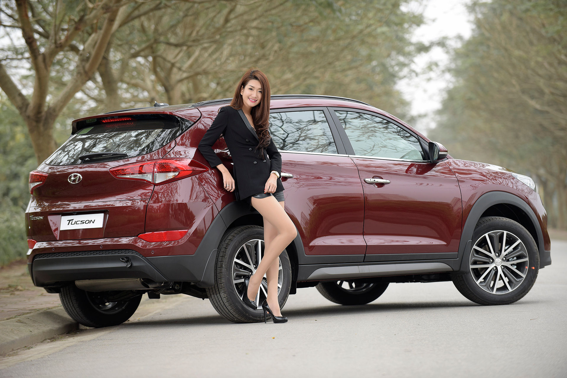 Hyundai Tucson bán được hơn 900 chiếc trong tháng qua. 