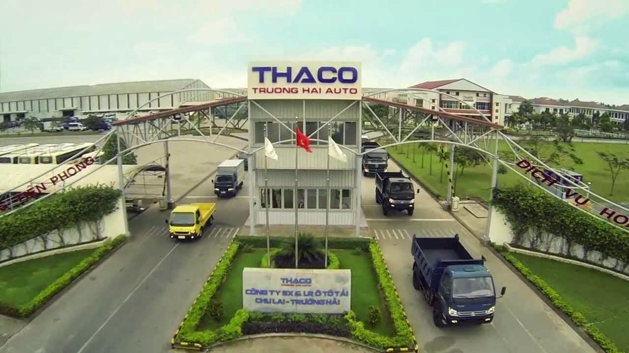 Một góc nhà máy Thaco sản xuất- lắp ráp xe tải ở Chu Lai. Ảnh: thacotai.vn