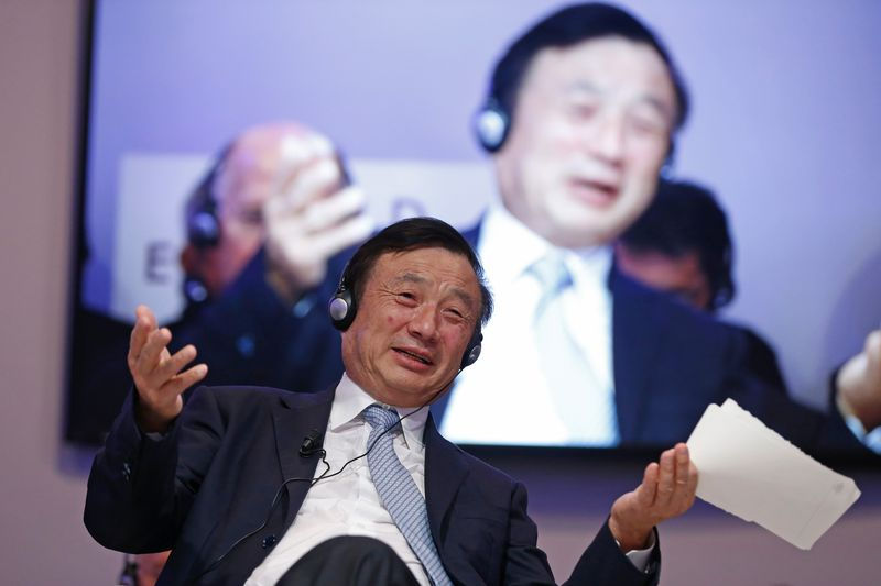 Ông Ren Zhengfei, người sáng lập tập đoàn Huawei. Ảnh: Bloomberg.