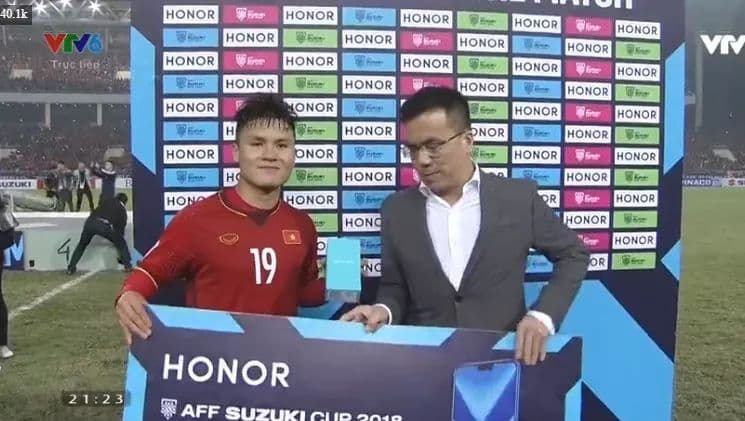 Quang Hải giành được giải cầu thủ xuất sắc nhất.
