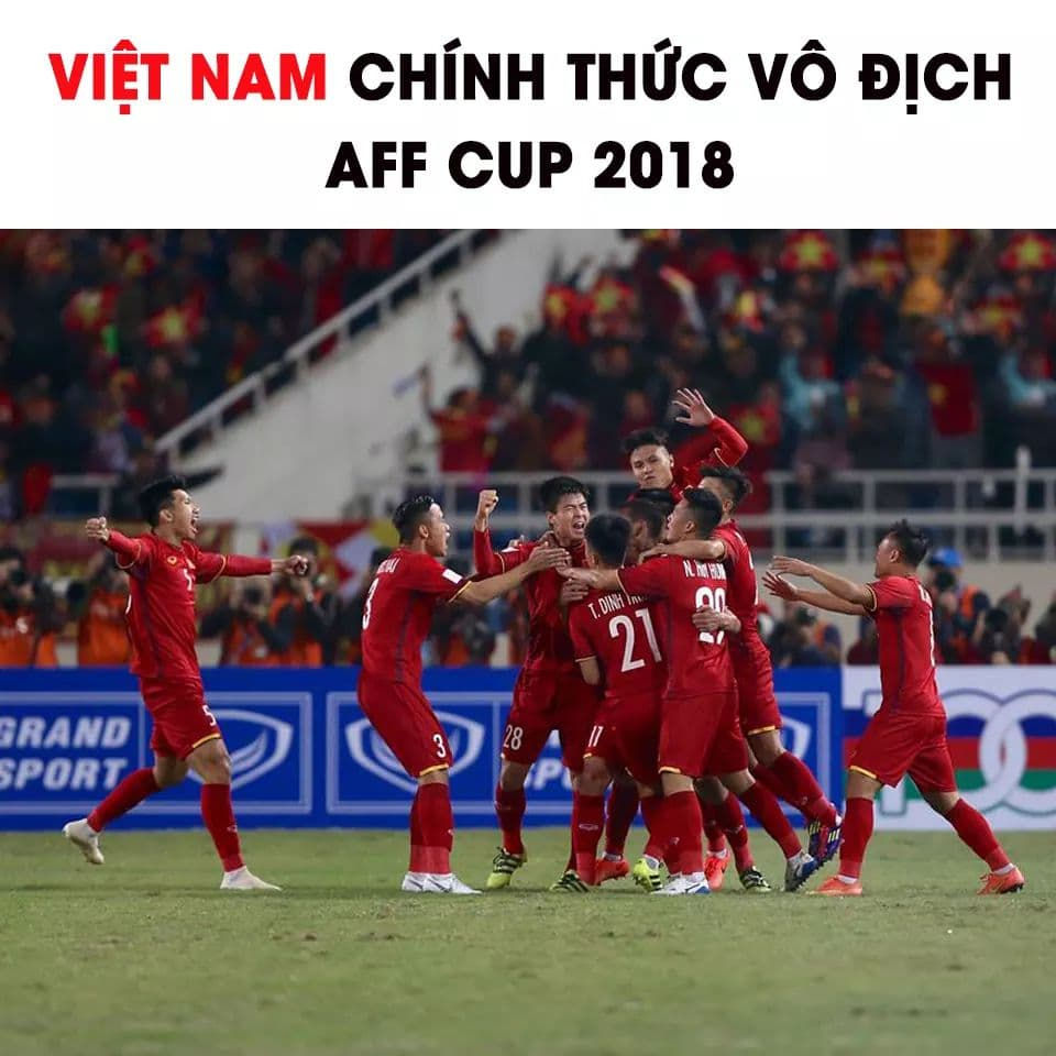 Khoảnh khắc vỡ oà của đội tuyển Việt Nam.