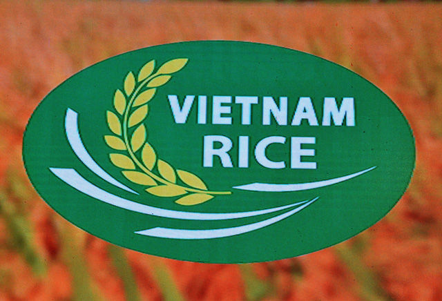 Logo chính thức nhận diện thương hiệu gạo Việt Nam.