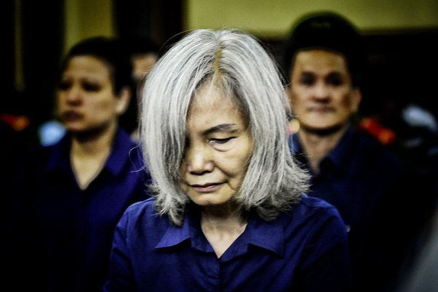 Bị cáo Nguyễn Thị Kim Xuyến lĩnh án 30 năm tù.