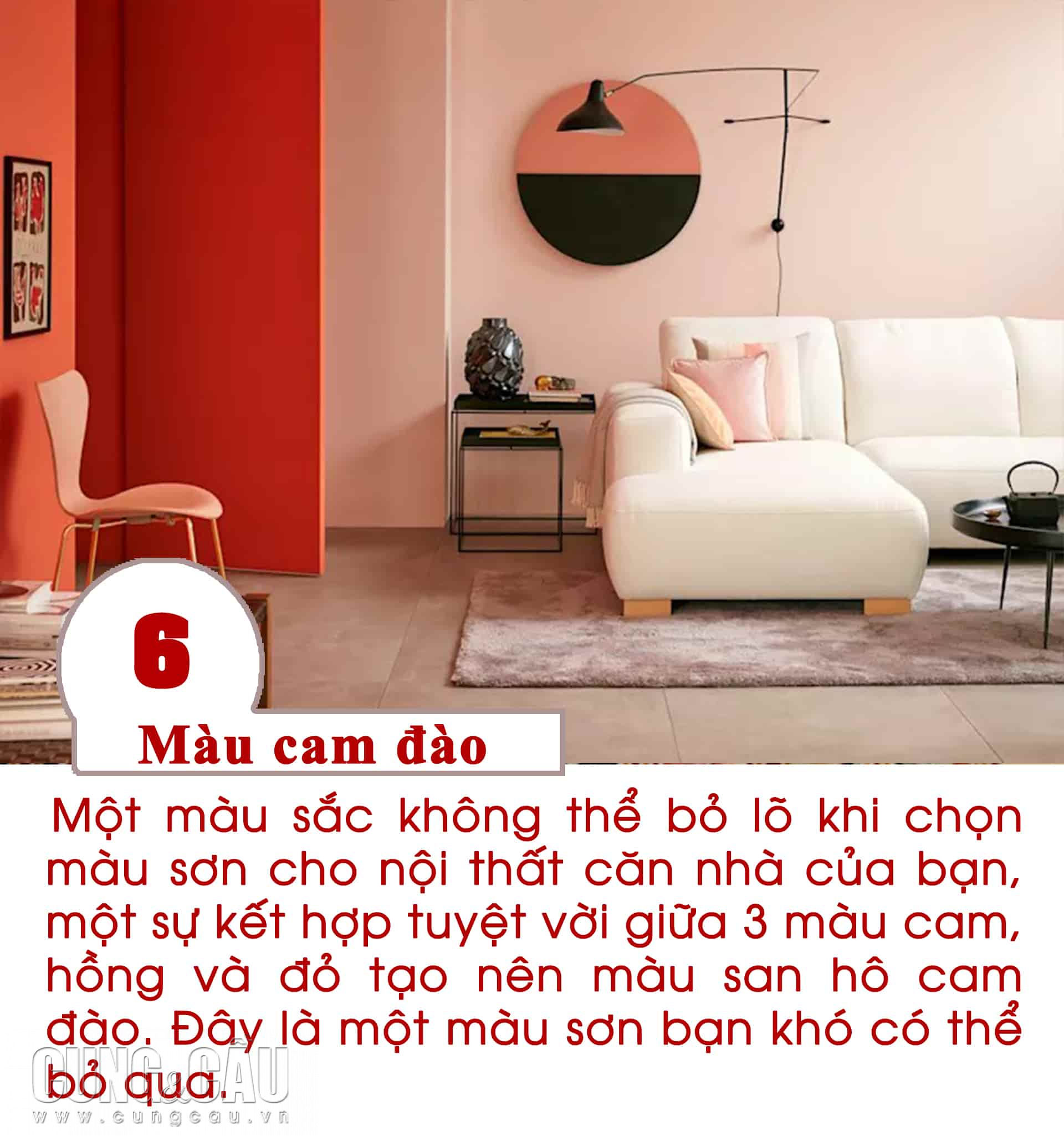 10 màu sơn được nhiều người ưa chuộng nhất hiện nay