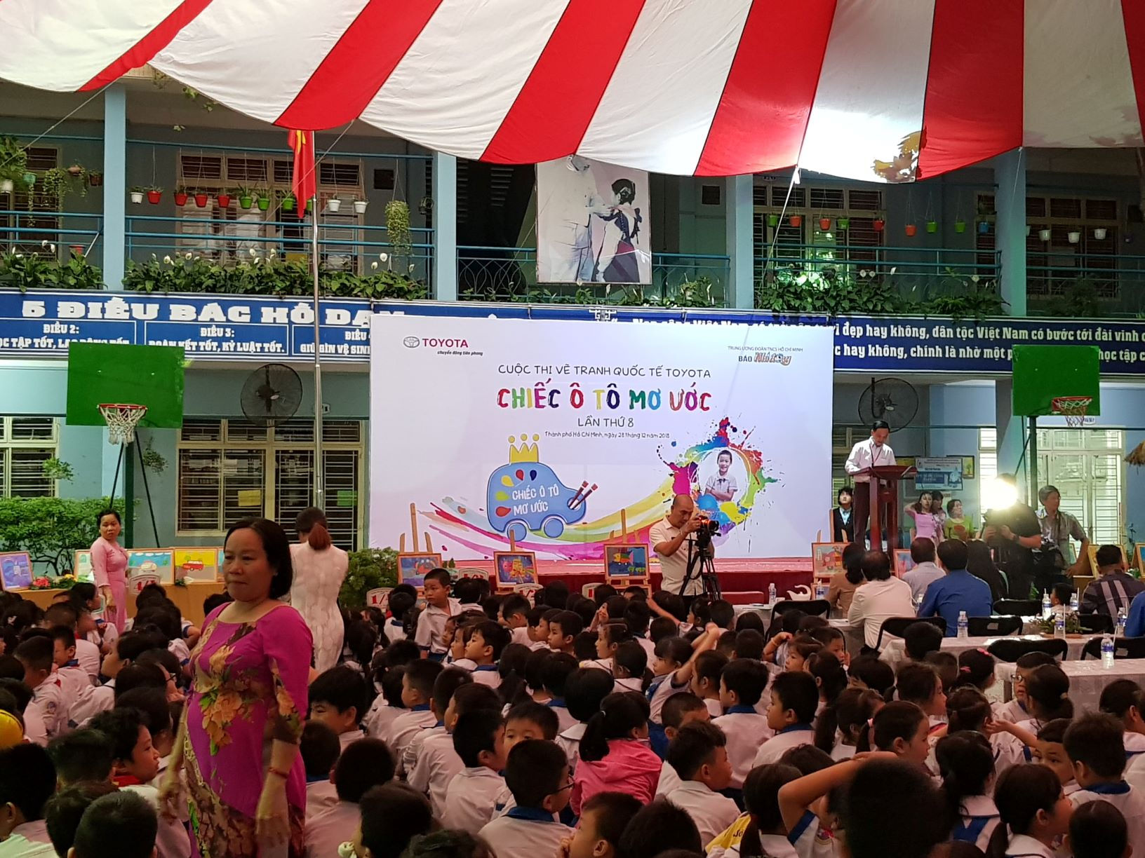 Buổi phát động diễn ra chiều 28/12 tại trường Tiểu học Lê Đình Chinh, TP.HCM.