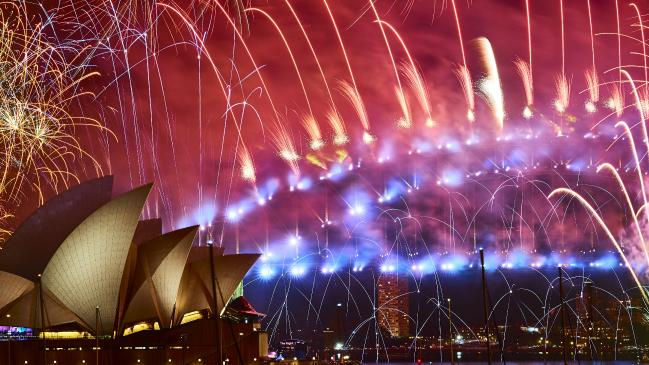 Pháo hoa mừng năm mới 2019 Tở cảng Sydney. Ảnh: Brett Hemmings/Getty Images