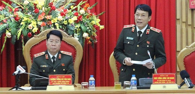 Bộ Công an họp báo tổng kết năm 2018 - Ảnh: Nam Phong