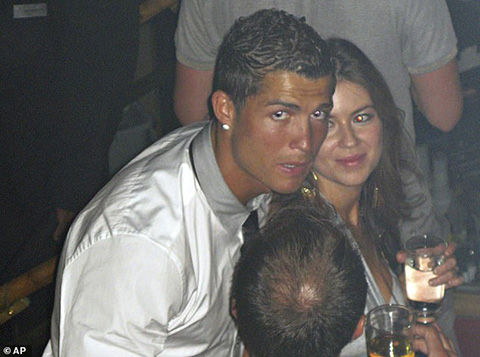 Ronaldo và Kathryn tại hộp đêm ở Las Vegas Hè 2009.