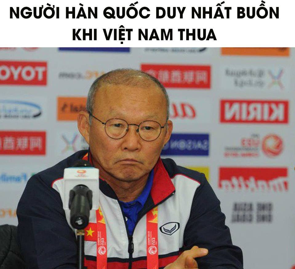 Có lẽ đây là người Hàn Quốc buồn nhất hôm nay.