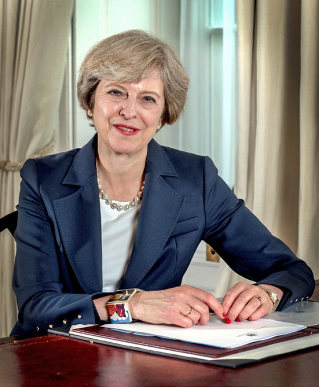 Theresa May, Thủ tướng Vương quốc Anh.