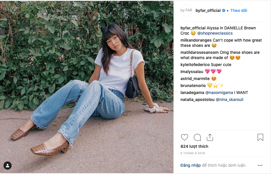 Giày mũi vuông, xu hướng đang thống trị trên... Instagram