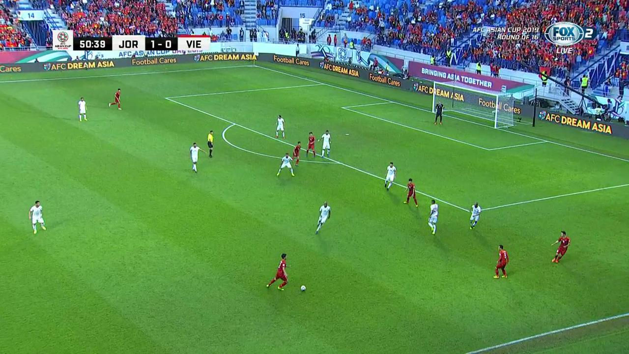 AFC Asian Cup 2019: Jordan 1-1 Việt Nam - Nguyễn Công Phượng (51).