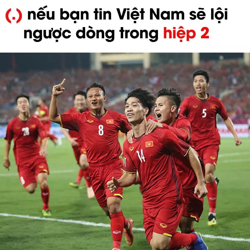 Các anh đã làm được.