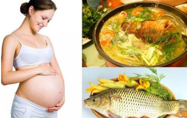   Ăn cá giúp bà bầu khỏe mạnh và thai nhi phát triển tốt hơn.  