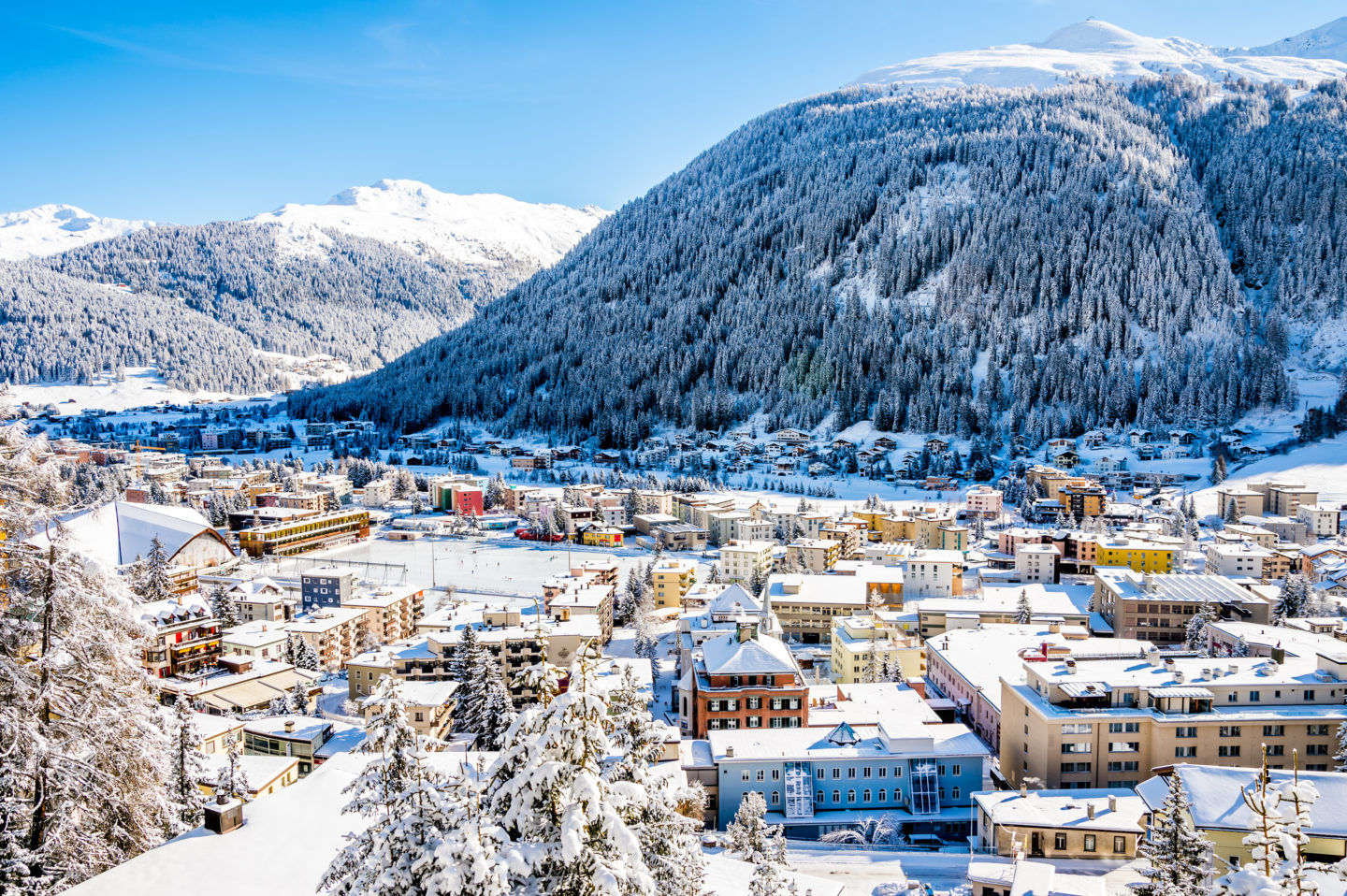Thị trấn Davos, Thuỵ Sỹ.