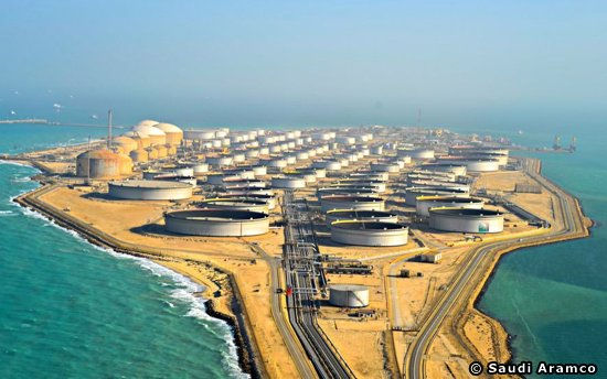 Một khu dự trữ dầu của Saudi Arabi