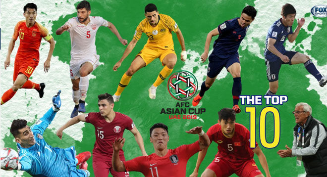 10 cá nhân xuất sắc nhất vòng 1/8 Asian Cup.