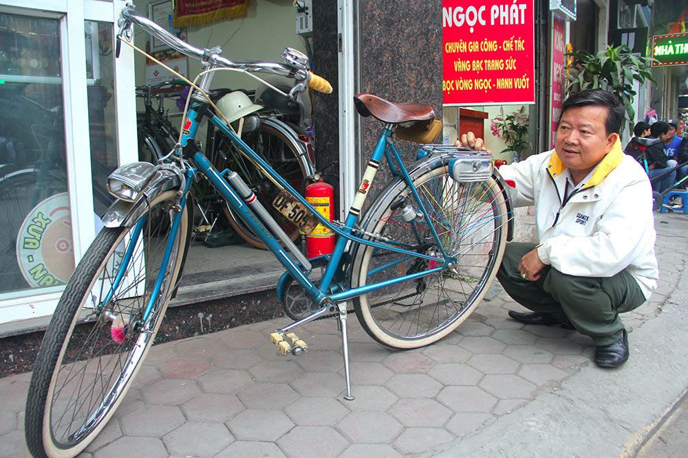   Xe đạp Terrot sản xuất năm 1968, được ông mua cách đây 3 năm   