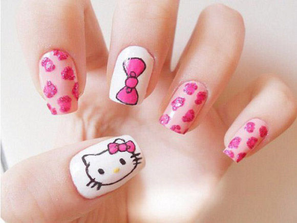 Những mẫu nail trái tim ngọt ngào cho ngày Valentine